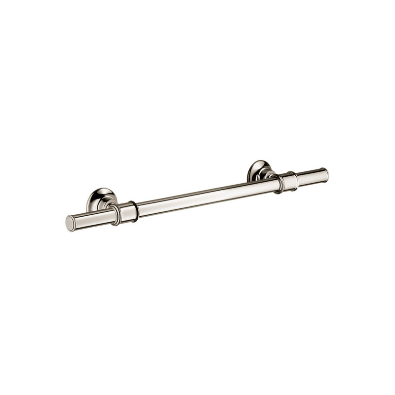 Modern Polished Nickel 18" Wall Mounted Towel Bar