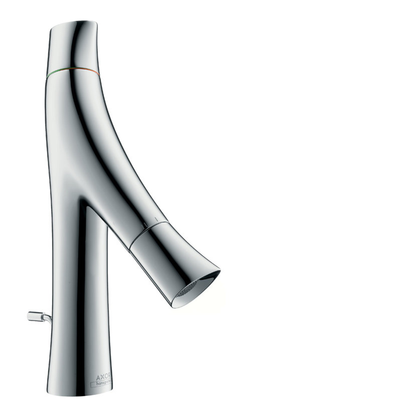 Eco-Savvy Modern Chrome 11" Brass Bathroom Faucet