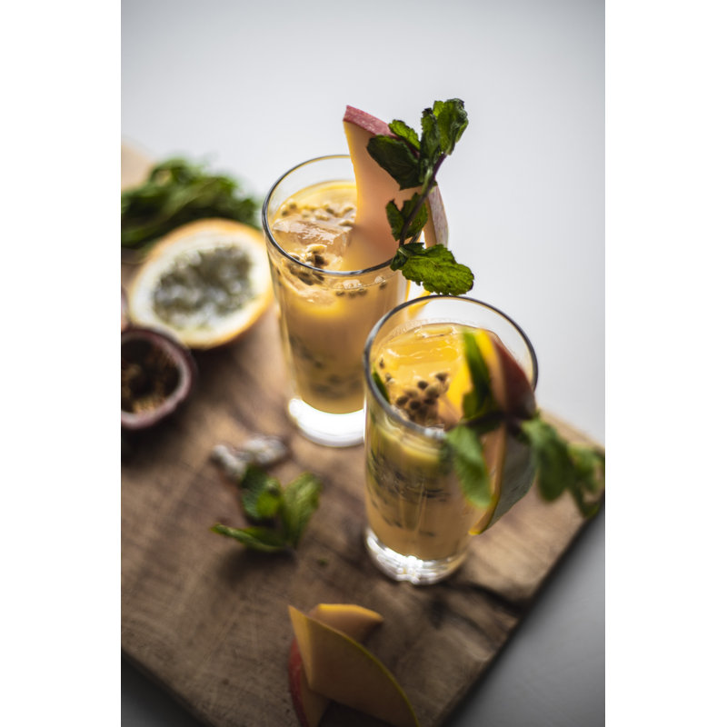 Grand Cru Clear Lead-Free Glass Long Drink Set, 10.1 Oz, 4 Pcs