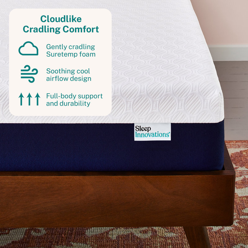 Queen 12-Inch Medium Firm Memory Foam Mattress