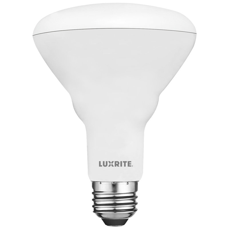 White Frosted Dimmable LED Flood Light Bulb