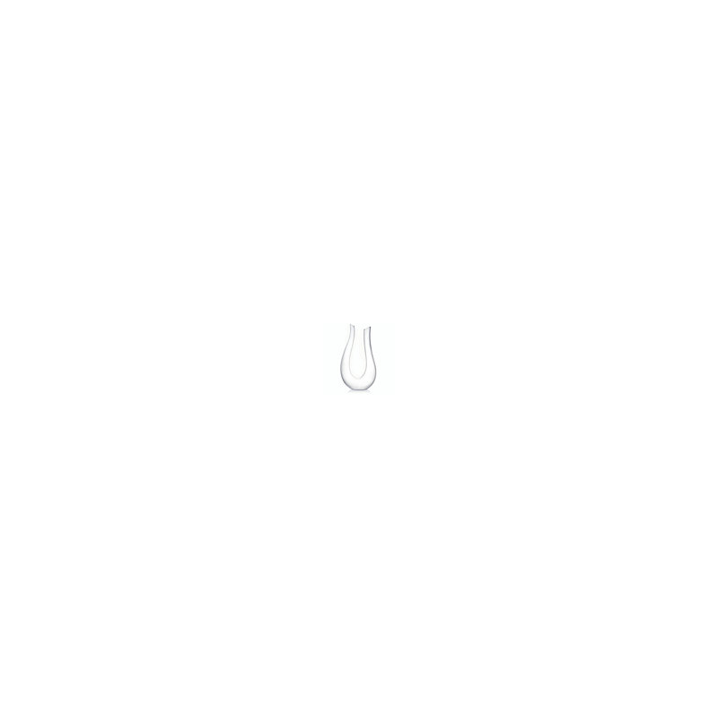 Elegant Clear Crystal Glass Lyre Decanter, 48 Oz