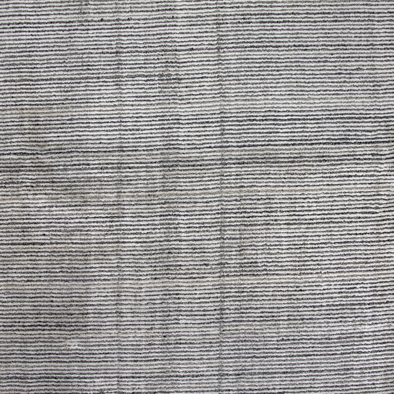 Amaud Handmade Gray Wool and Viscose 9' x 12' Rug