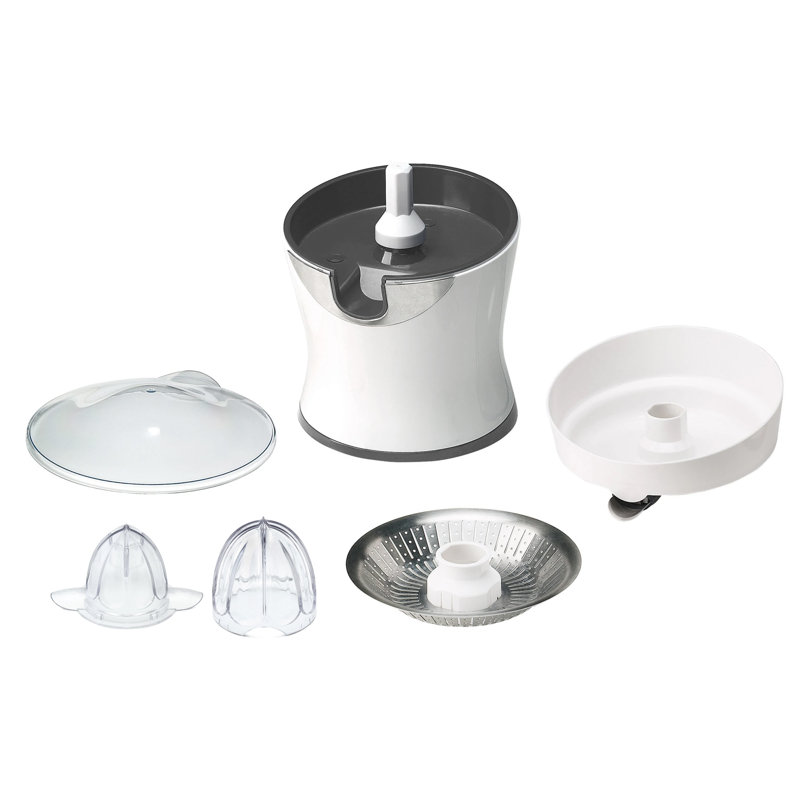 White Electric Stainless Steel Citrus Juicer