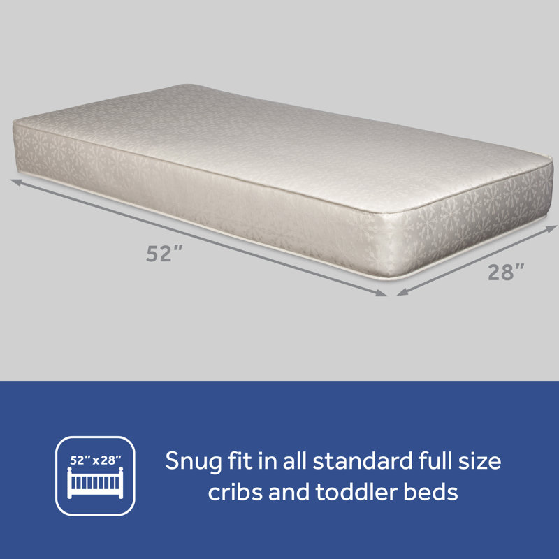 Sealy FlexCool 2-Stage Waterproof Crib and Toddler Mattress