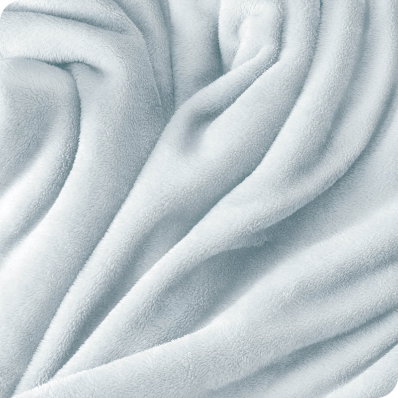 Luxurious Spring Mint Full/Queen Microplush Fleece Reversible Blanket