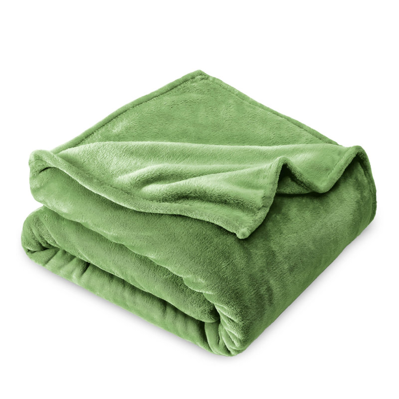 Meadow Luxe Twin/Twin XL Reversible Fleece & Wool Throw