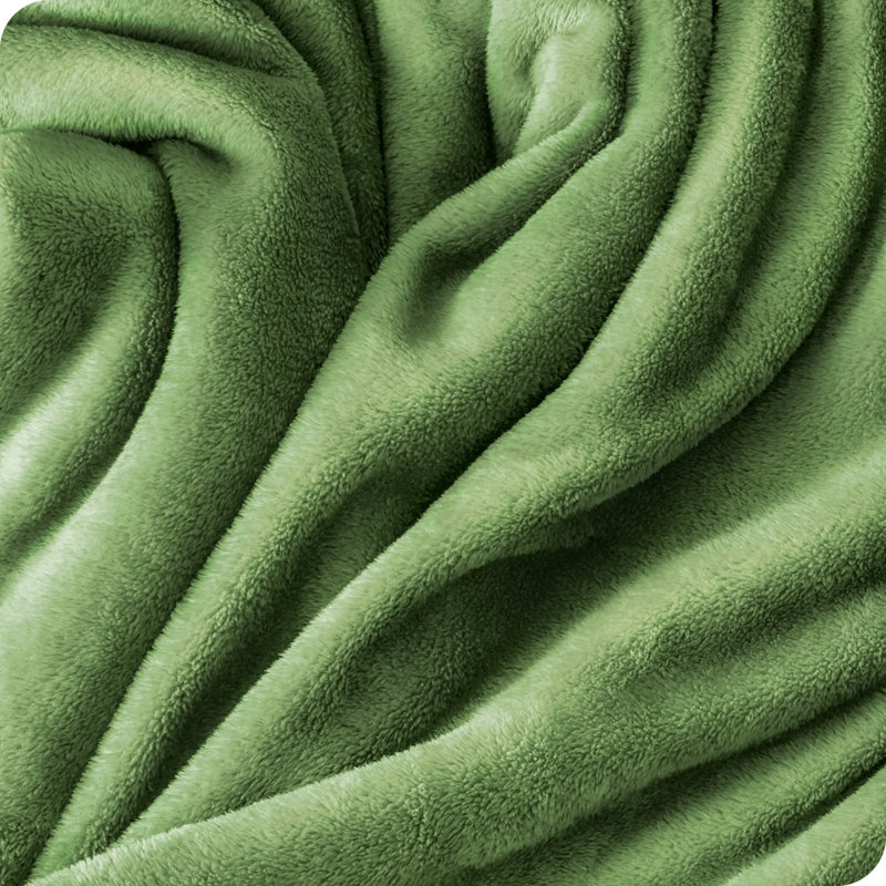 Meadow Luxe Twin/Twin XL Reversible Fleece & Wool Throw