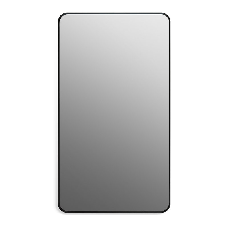 Elegante 36" Rectangular Silver Bathroom Vanity Mirror