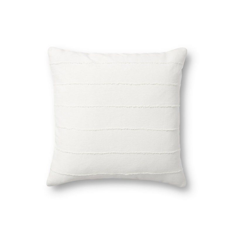 Embroidered Cotton Designer Throw Pillow for Nursery, 18"L x 18"W