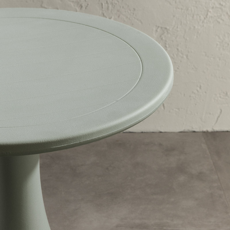 Sage Green Polyethylene Outdoor Bistro Table
