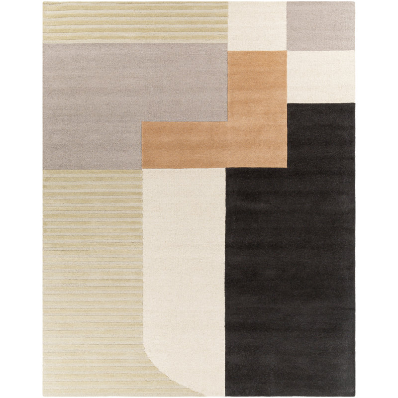 Chic Gray 8' x 10' Hand-Tufted Wool Area Rug