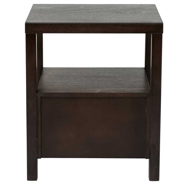 Westwood Acacia Solid Wood 2-Drawer Nightstand - Brown