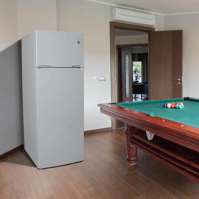Compact 7.3 Cu. Ft White Energy Star Apartment Refrigerator