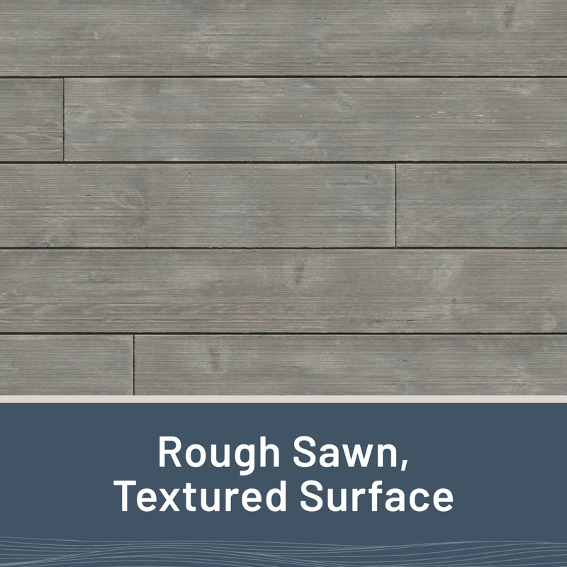 96'' Gray Pine Textured Shiplap Boards