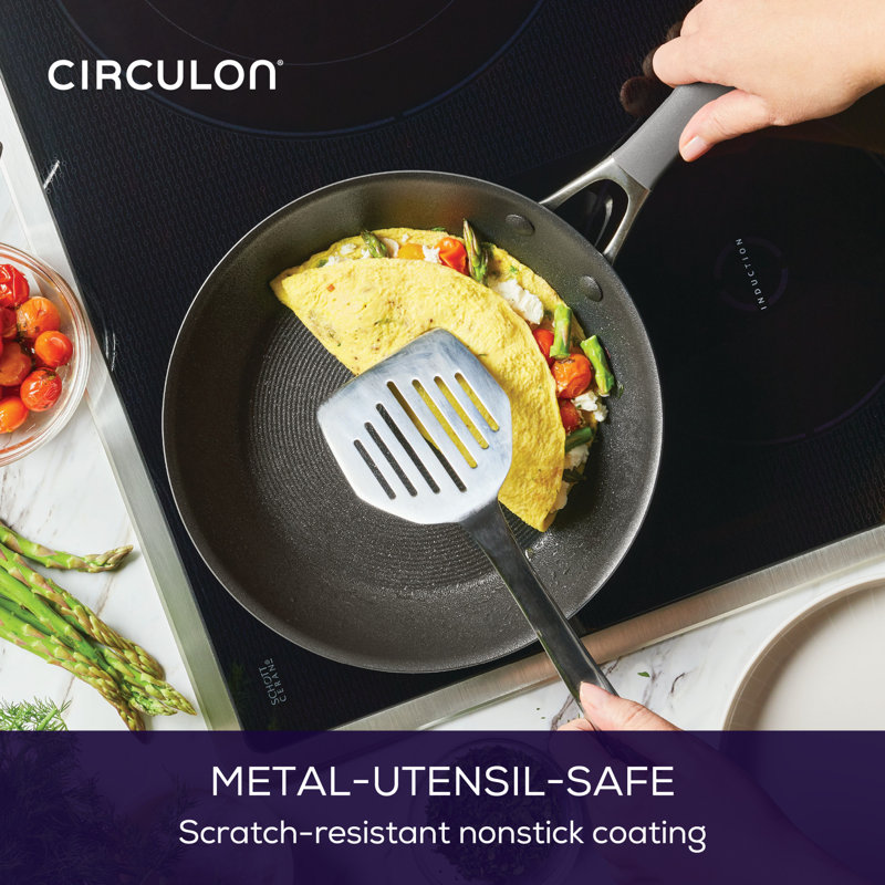 Graphite Aluminum Nonstick Induction Cookware Set, 8-Piece