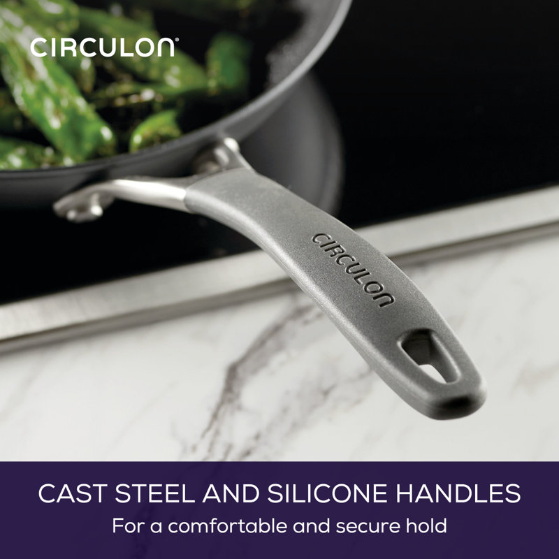 Graphite Aluminum Nonstick Induction Cookware Set, 8-Piece