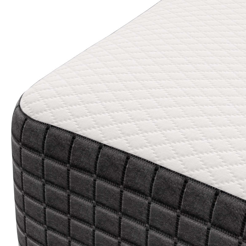 SereneDream 12" Queen Gel Memory Foam Mattress in White