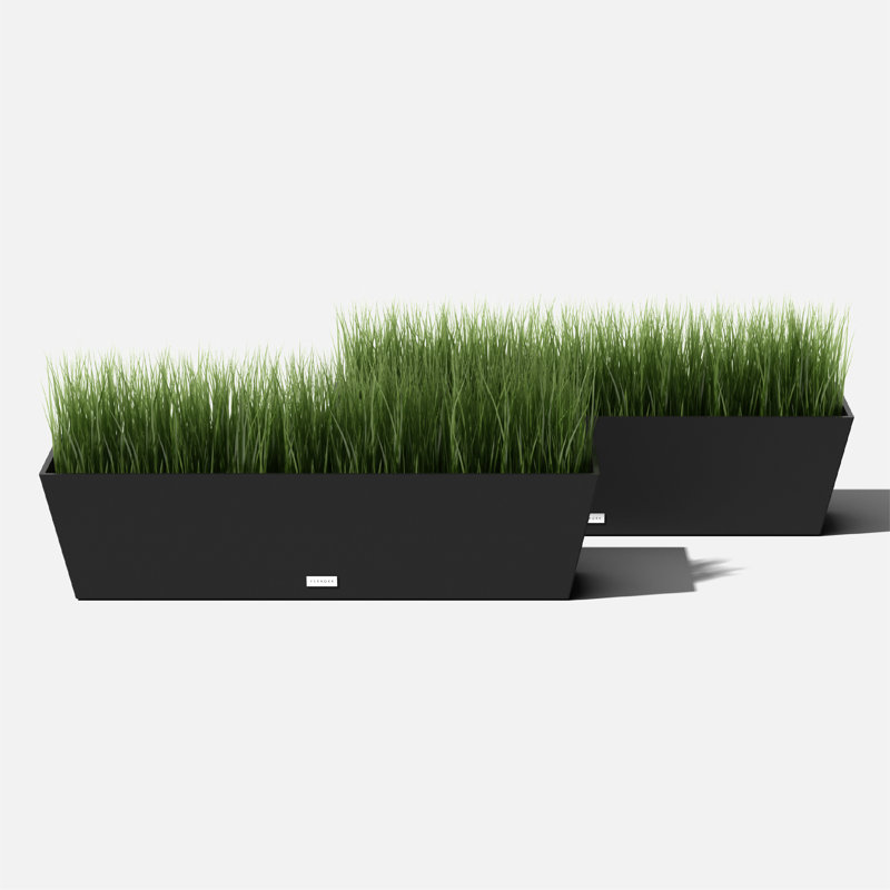 Veradek Pure Series Slate Finish 36" Window Box Planter