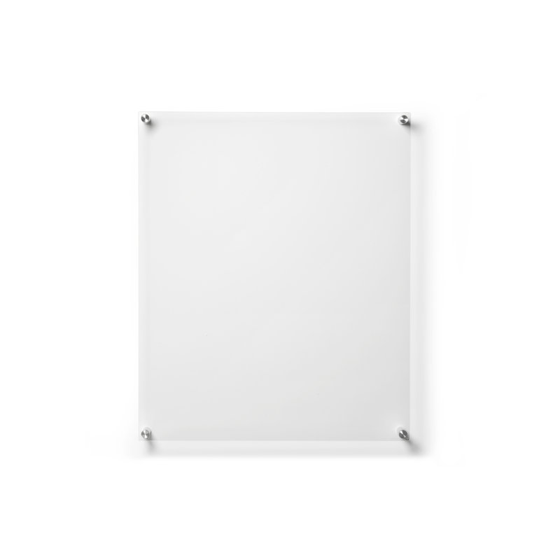 Silver Acrylic Floating Wall Frame with Magnet Hardware