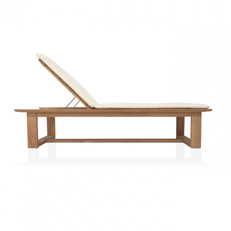 Westminster Teak Brown Solid Wood Outdoor Chaise Lounge Set