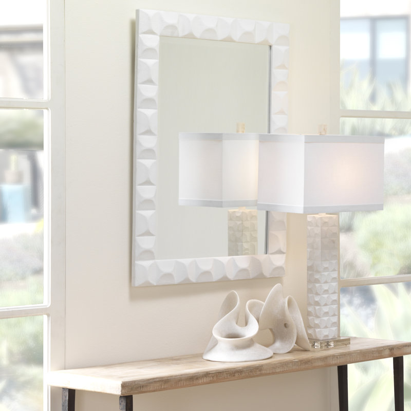 Astor Rectangular Gold Wall Mirror with Gesso Frame