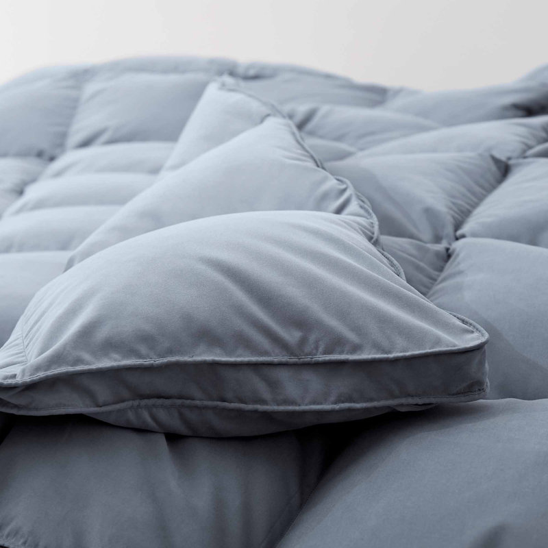 King Steel Gray Microfiber Medium Weight Duvet