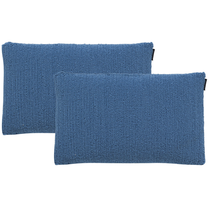 Light Marine Blue Rectangular Kids Indoor/Outdoor Pillow Set