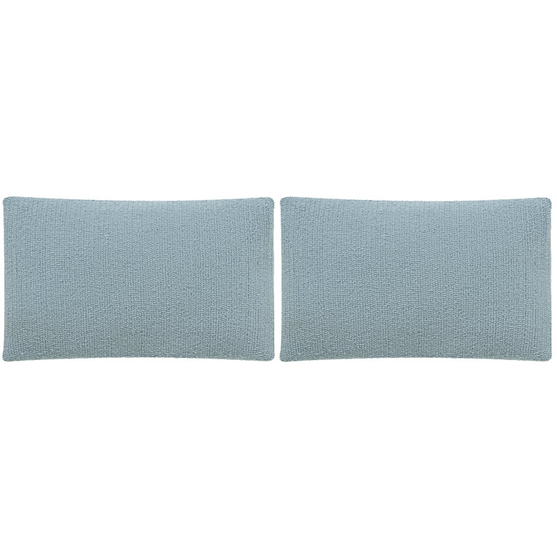 Marine Baby Blue Rectangular Outdoor Throw Pillow Set