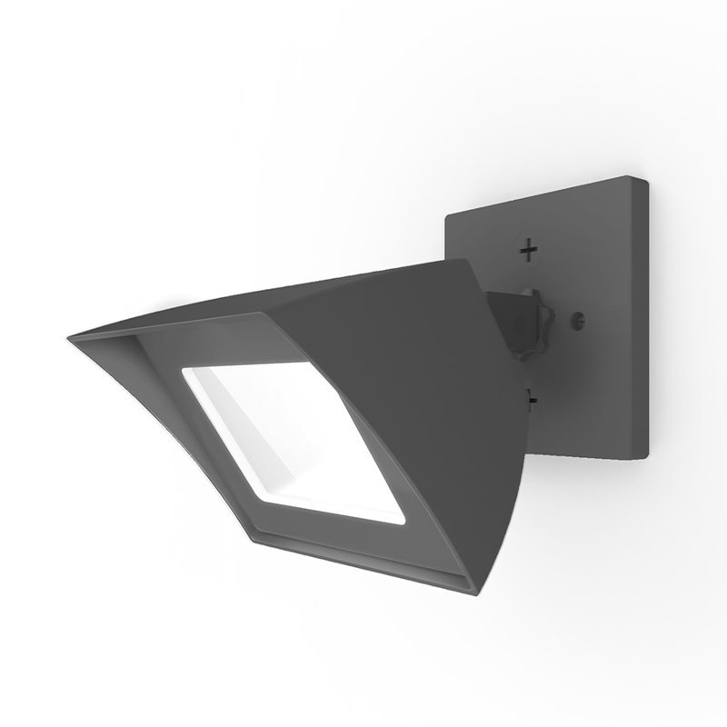 Architectural Graphite 35W LED Outdoor Security Flood Light, 6 in