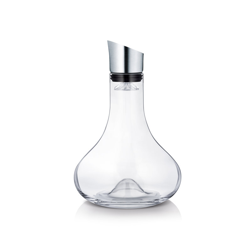 Alpha Clear Glass Wine Decanter with Aerator