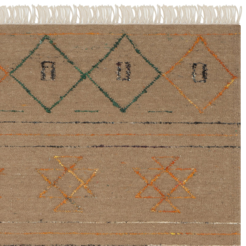 Safari Hand-Knotted Southwestern Wool Area Rug, 8' x 10'