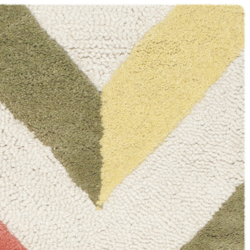 Cambridge 3' x 5' Grey Ivory Hand-Tufted Wool Rug