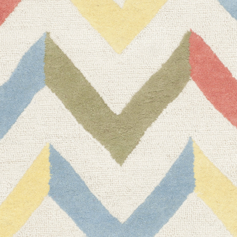 Cambridge 3' x 5' Grey Ivory Hand-Tufted Wool Rug