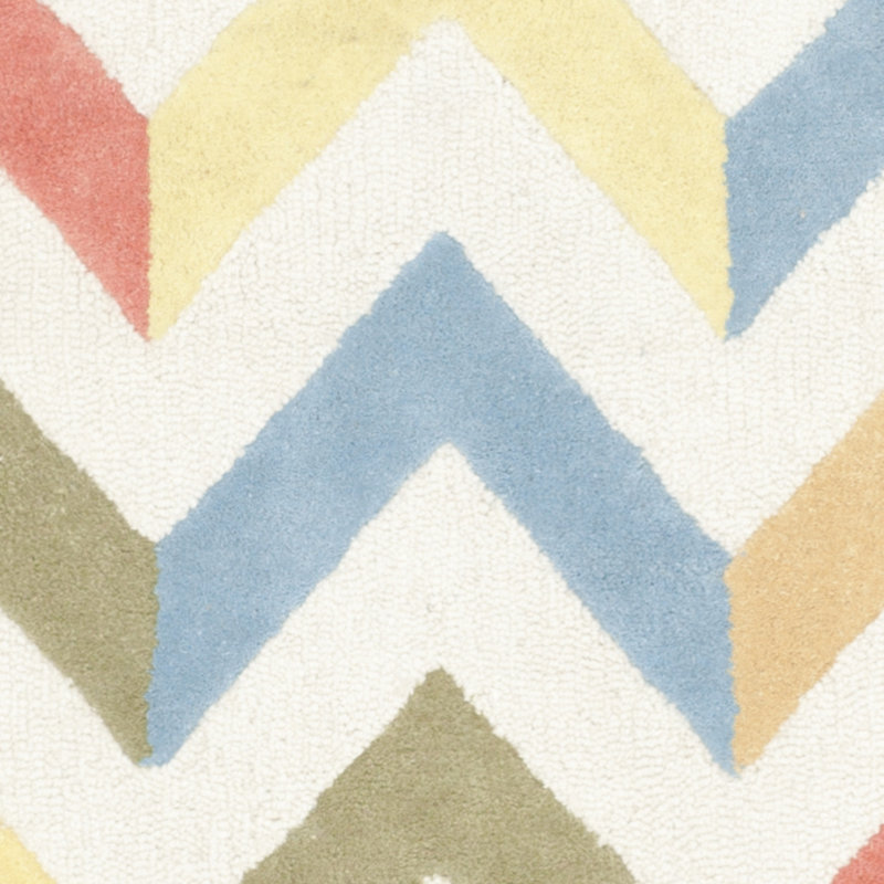 Cambridge 3' x 5' Grey Ivory Hand-Tufted Wool Rug