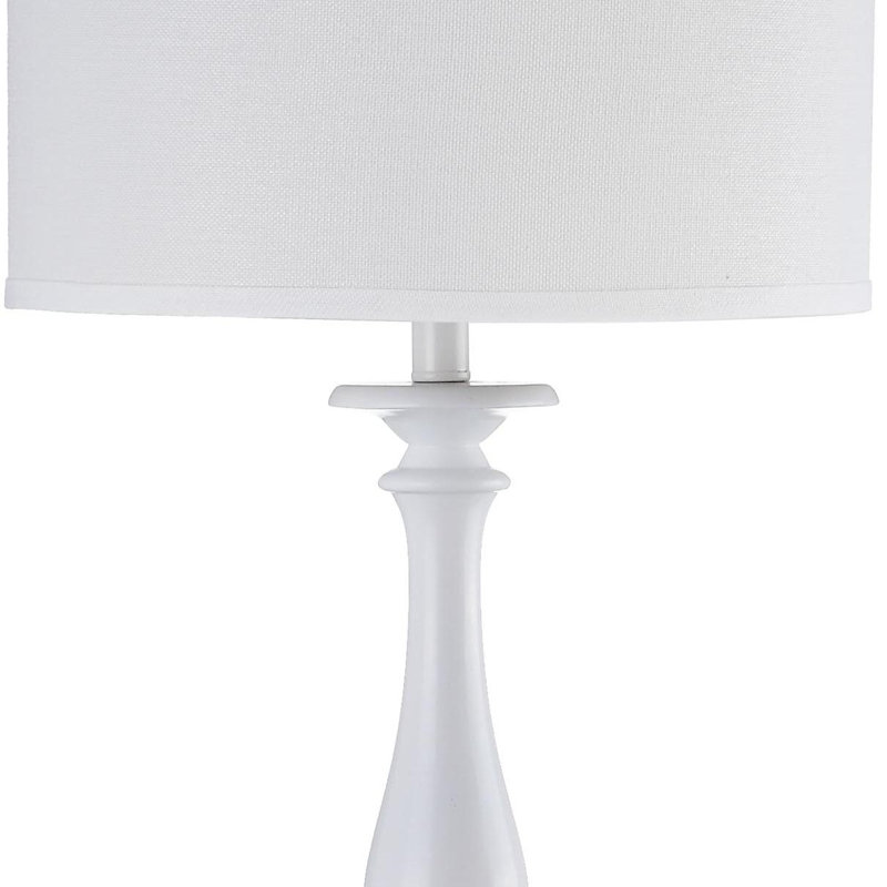 Bessie 62'' White Traditional Candlestick Floor Lamp