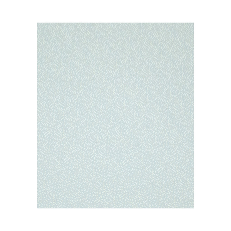 Sage Dots Cotton Percale Oval Crib Fitted Sheet