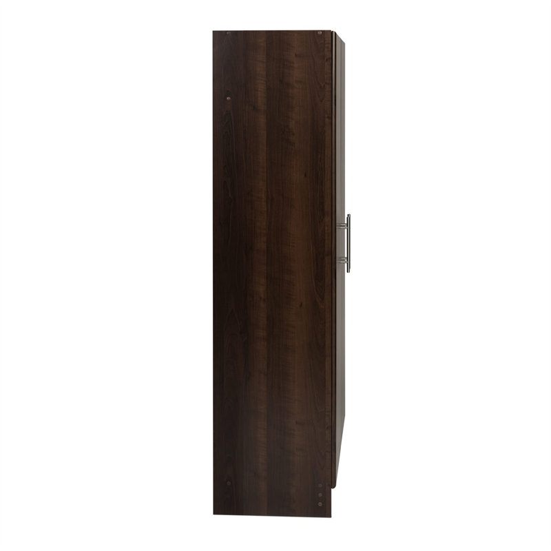 Espresso Freestanding Storage Cabinet with Adjustable Shelving