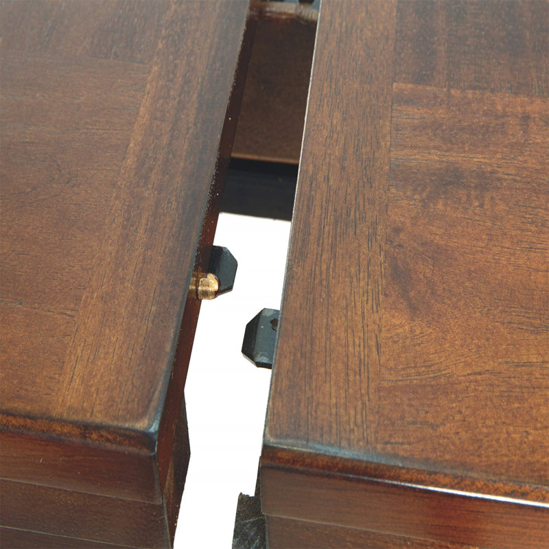 Ralene 42" Brown Reclaimed Wood Extendable Counter Height Table