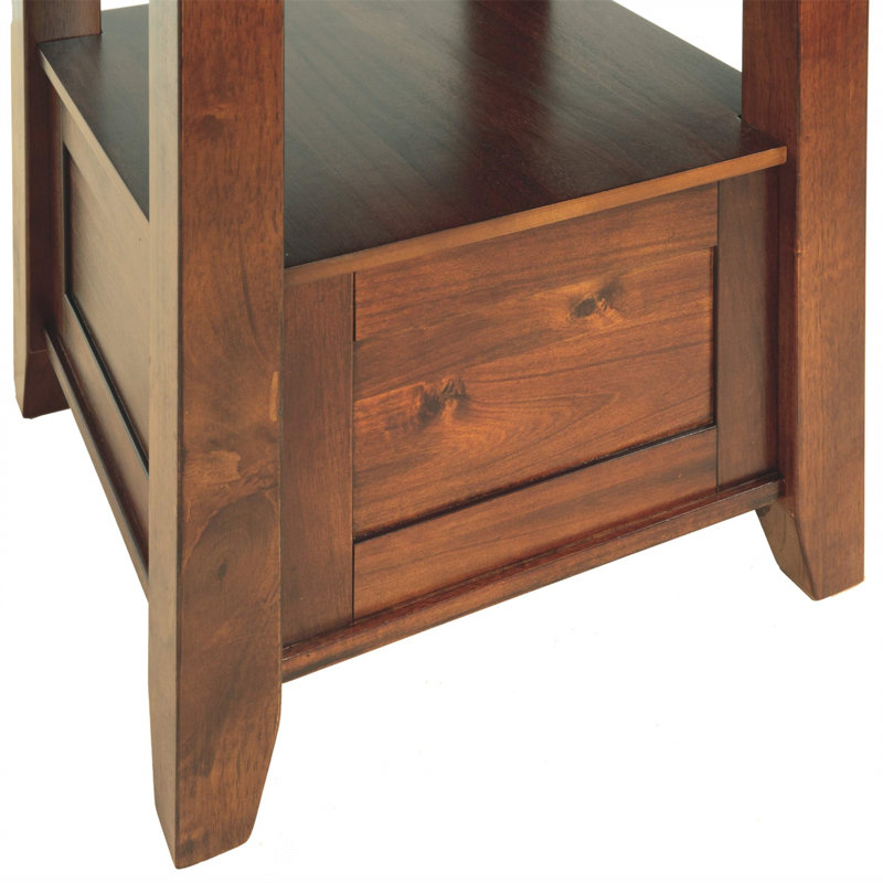 Ralene 42" Brown Reclaimed Wood Extendable Counter Height Table