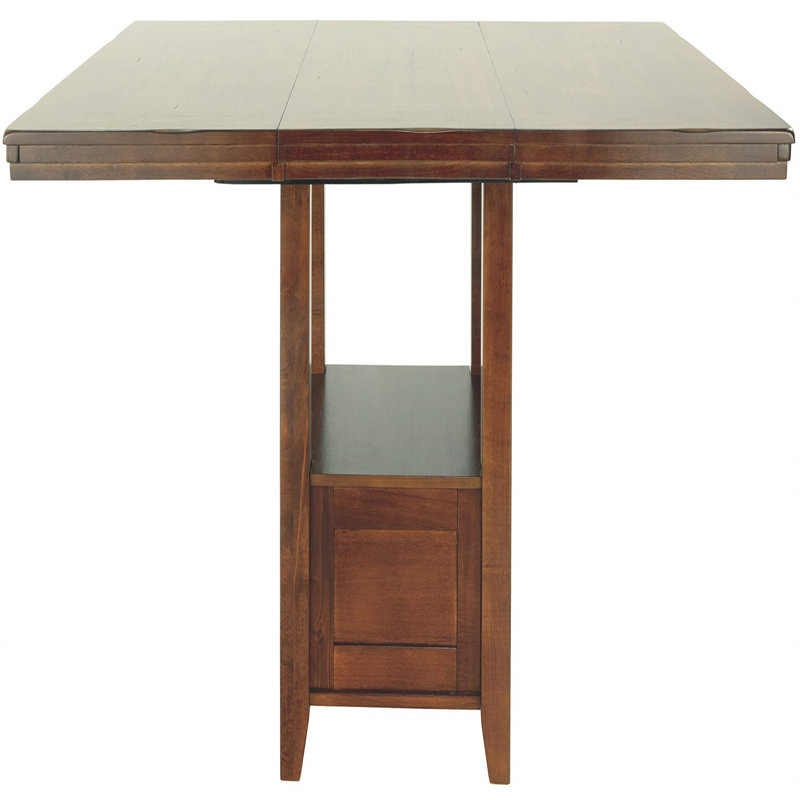 Ralene 42" Brown Reclaimed Wood Extendable Counter Height Table