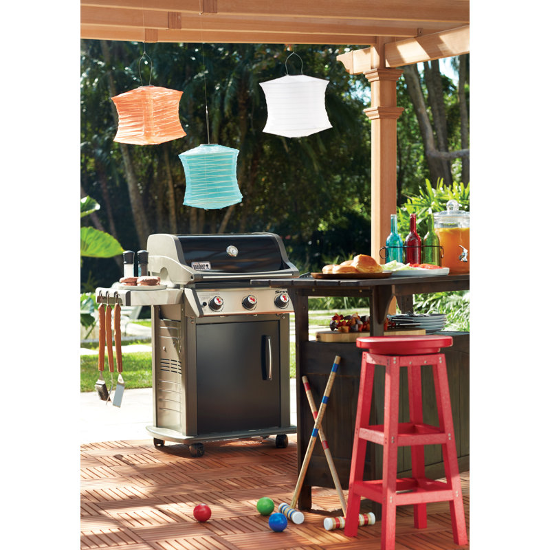 Black Stainless Steel 3-Burner Propane Gas Grill