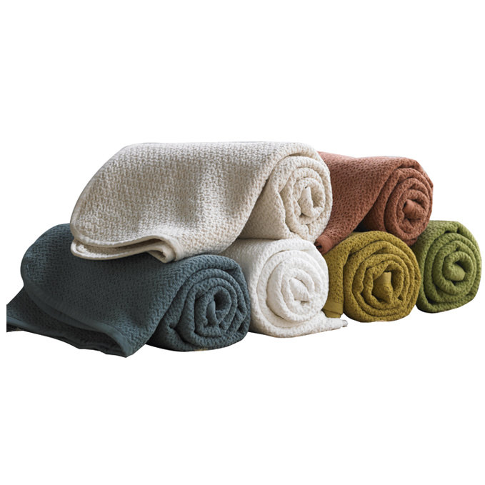 Twin White Organic Cotton Baby Throw Blanket