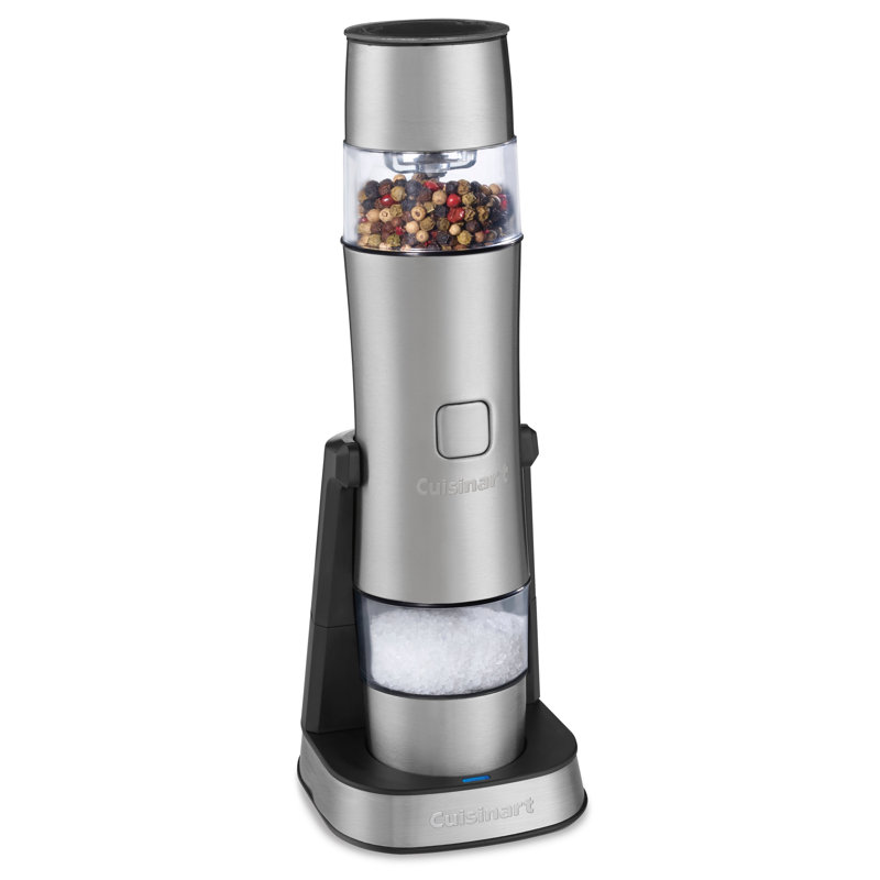 Stainless Steel Rechargeable Salt, Pepper, and Spice Mill