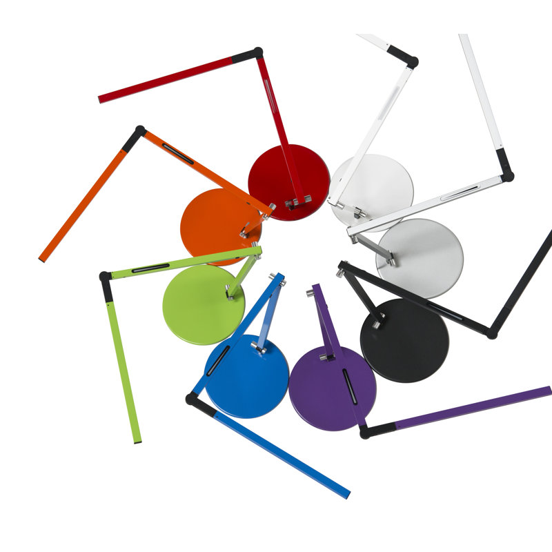 Sleek Silver Energy Star Certified Adjustable Clip-On LED Lamp
