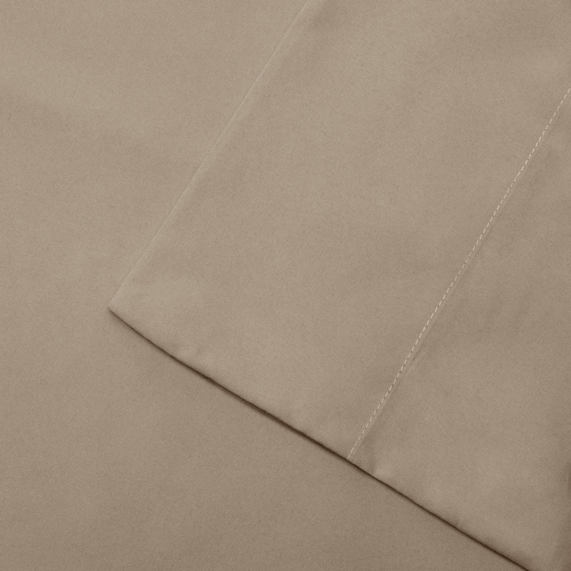 California King White Cotton Polyester Deep Pocket Sheet Set