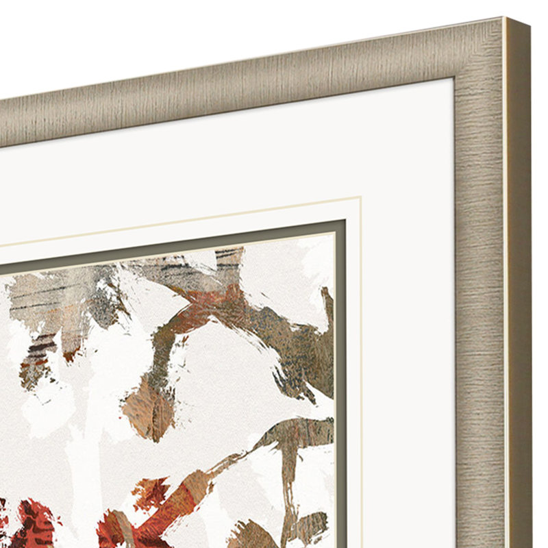 Sarah Lang Desert Floral Print with Champagne Gold Frame