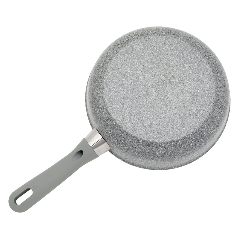 2.6-Qt Gray Aluminum Nonstick Sauté Pan with Lid