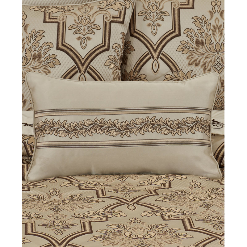 Gold Coast Sand Satin Boudoir Decorative Throw Pillow