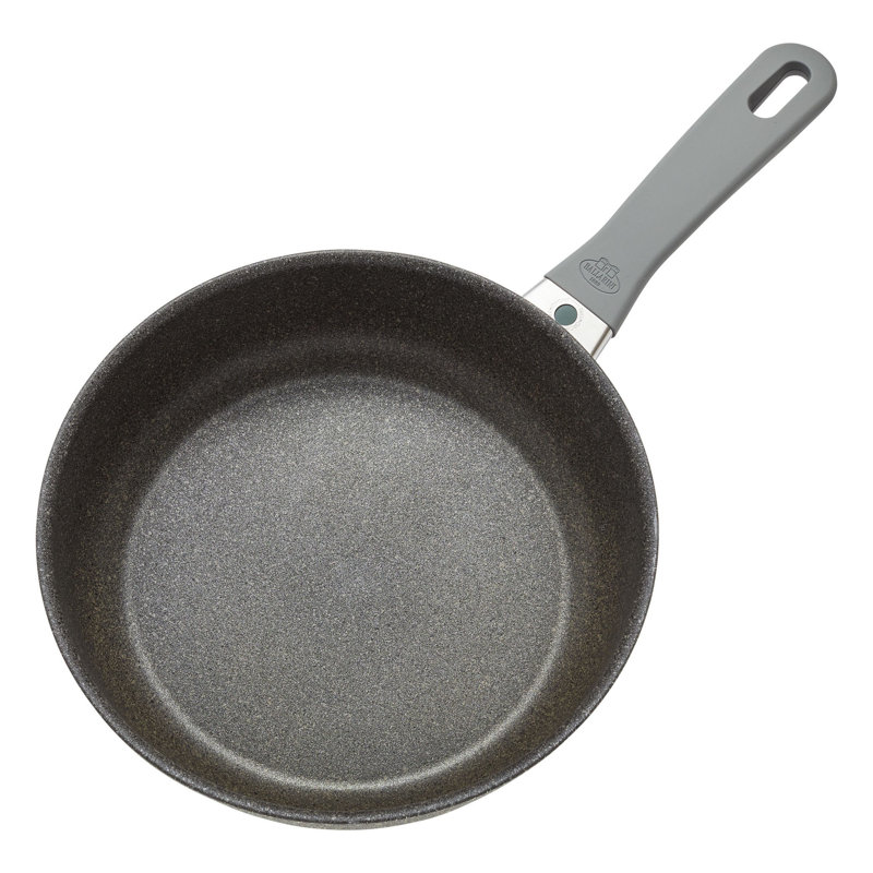 2.6-Qt Gray Aluminum Nonstick Sauté Pan with Lid